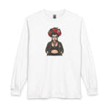 Frida-Inspired Floral Crown Long Sleeve Tee