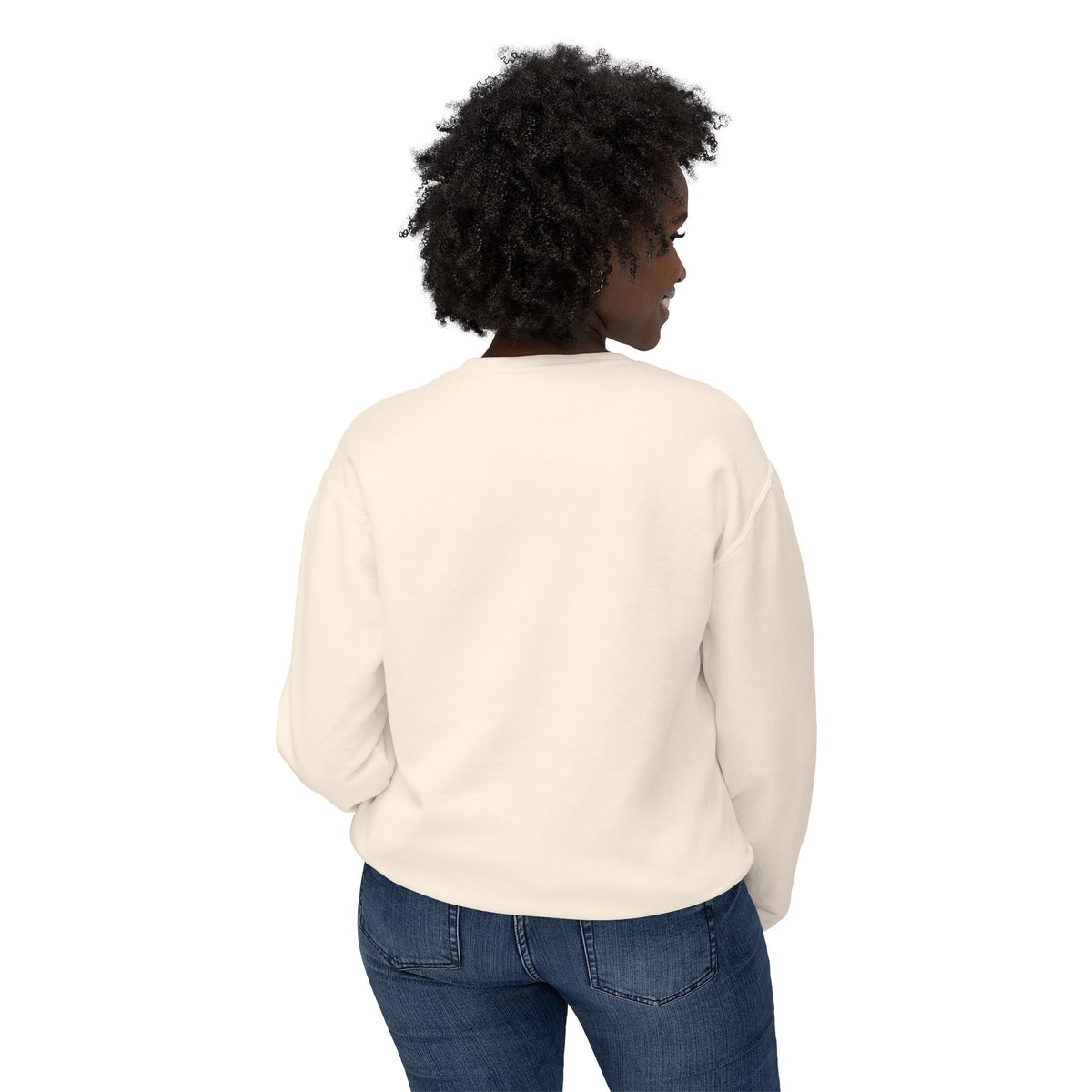 Stylish Streetwear Crewneck Sweatshirt with Vintage Guitarist Graphic